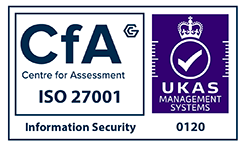 Cfa Cert Logo Colour UKAS ISO 27001 CROP (2)